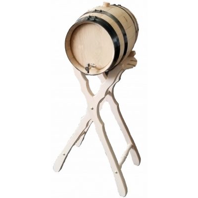 Pie alto cruzado de barril